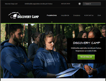 Tablet Screenshot of discoverycamp.lt